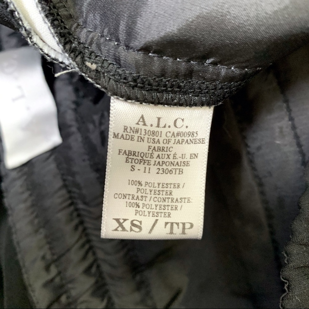 A.L.C. Tuxedo Stripe Pull On Crepe Track Pants - image 8